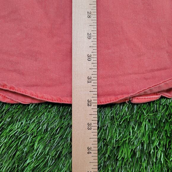 Vintage 90s Calvin-Klein Faded Coral Pink Button Up Shirt Large 23x32 USA - Picture 9 of 12